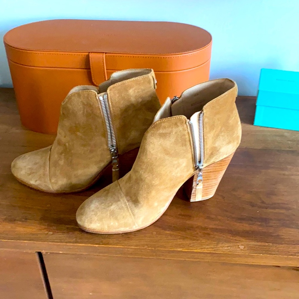 Rag & Bone leather suede booties